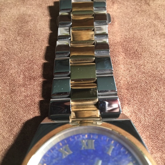 MICHAEL KORS BLUE ‘CHANNING’ PRE-LOVED AUTHENTIC GENUINE LAPIS FACE DESIGN WATCH - Picture 14 of 16